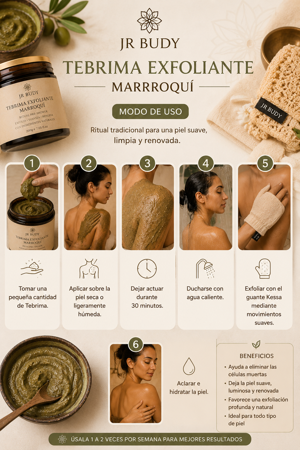 Tebrima Exfoliante Marroquí JRbudy